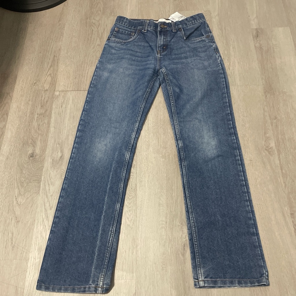 Levi's Blue Denim Jeans with Tan Label